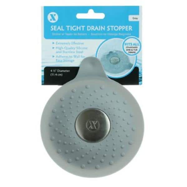 Seal Tight Flat Drain Protector: Hair Catcher for Shower Drains