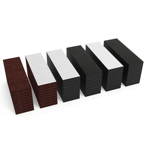 Angel Sar 54-Piece Brown Felt Furniture Pads, Anti-Vibration Soundproof Pads for Bed Frame BYUI7046 - The Home Depot Angel Sar 54-Piece Brown Felt Furniture Pads, Anti-Vibration Soundproof Pads for Bed Frame BYUI7046 - The Home Depot