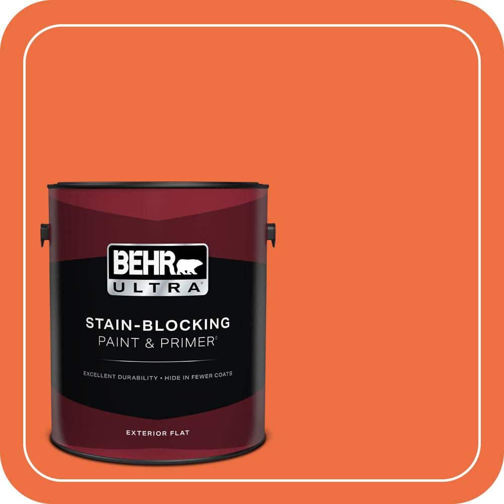 1 gal. #210B-6 Aurora Orange Flat Exterior Paint & Primer price history on PriceWatchPro