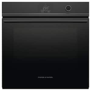 Series 9 Minimal 24 in. Built-in 16 Function Single Electric Wall Oven with Steam in Black with Touch Display and Dial