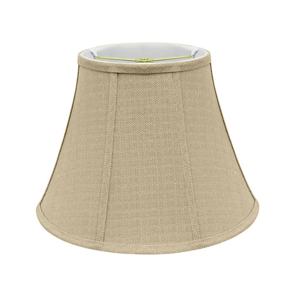 13 in. x 9.5 in. Beige Bell Lamp Shade