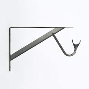 Bronze, 6-Pack Details about   Pipe Brackets for Shelving 