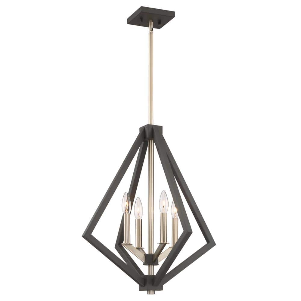 ARTCRAFT 4-Light Bronze Chandelier AC10684BZ - The Home Depot