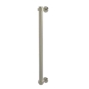 18 in. Center-to-Center Refrigerator Pull in Polished Nickel