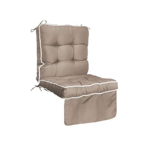 Porch Swing Cushions, Waterproof Rocking Chair Replacement Cushions with Ties, 44*23*4 in. Patio Cushions, Khaki