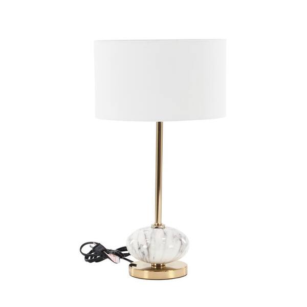 Litton Lane 22 In Gold Metal Buffet Lamp 39980 Litton Lane 22 In Gold Metal Buffet, Sculptural Floor Lamp By Zurn Design