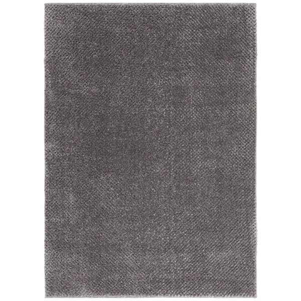 SAFAVIEH Penelope Shag Gray 9 ft. x 12 ft. Gradient Solid Area Rug