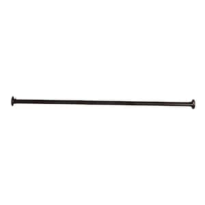 72 in. Straight Shower Rod in Oil Rubbed Bronze