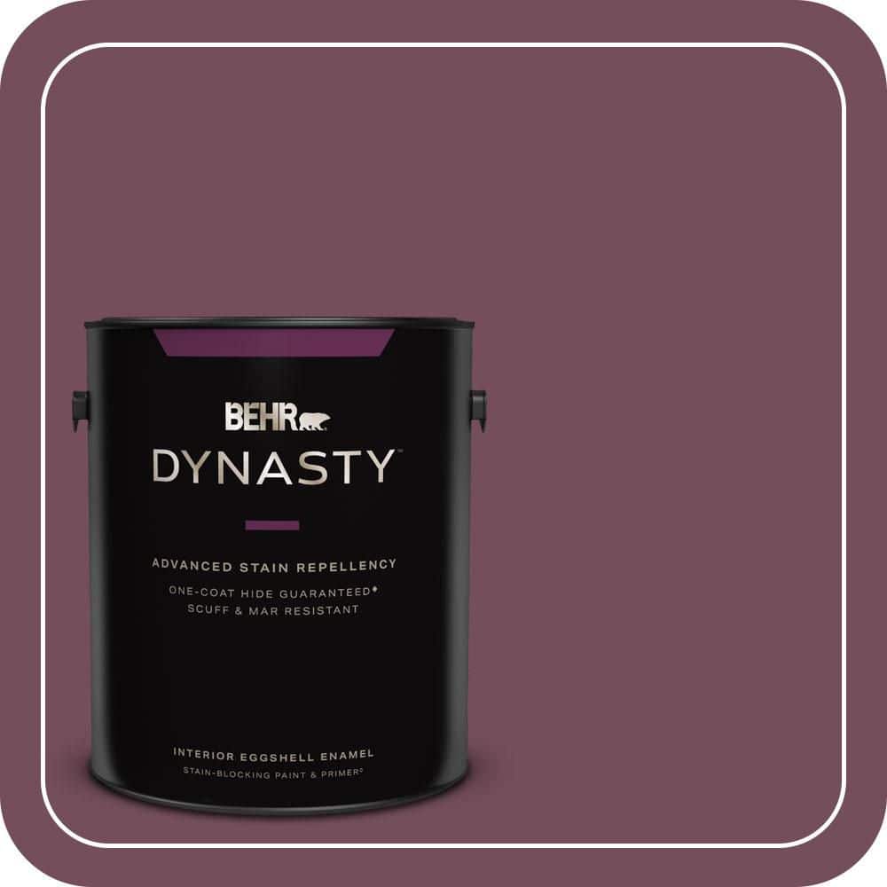 1 gal. #S120-7 Fine Wine Eggshell Enamel Interior Stain-Blocking Paint & Primer price history on PriceWatchPro