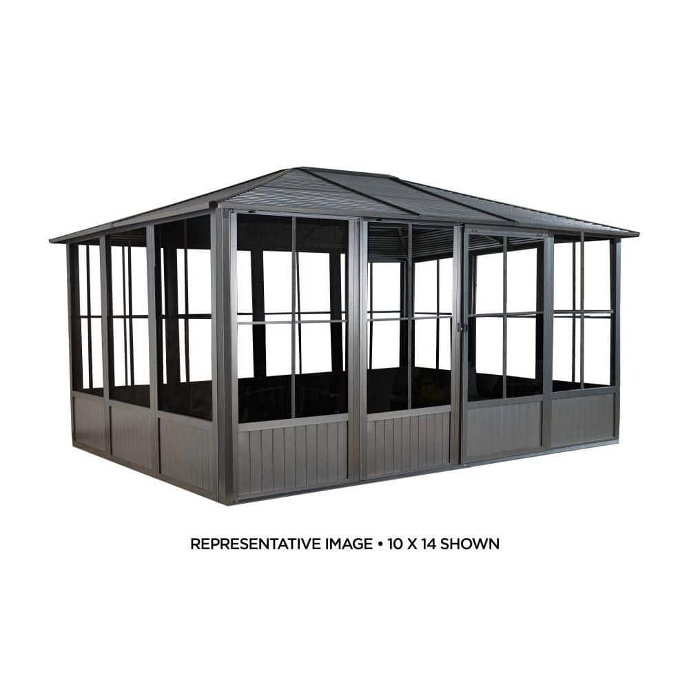 Sojag Korado 10 ft. x 17 ft. Dark Grey Solarium 448-9164800 - The