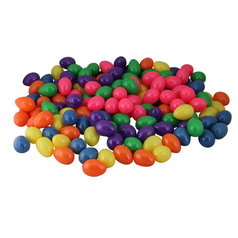 Northlight 2.5 in. Assorted and Colorful Springtime Easter Egg Decorations (Pack of 150)