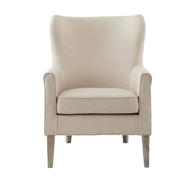 Madison Park Halford Natural Wingback Chair
