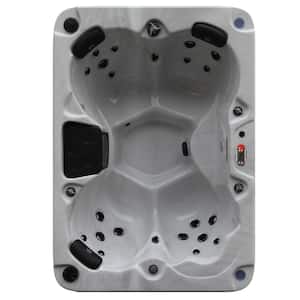 Calgary 4-Person 24-Jet  Plug and Play Hot Tub with LED Lighting and Bluetooth Audio