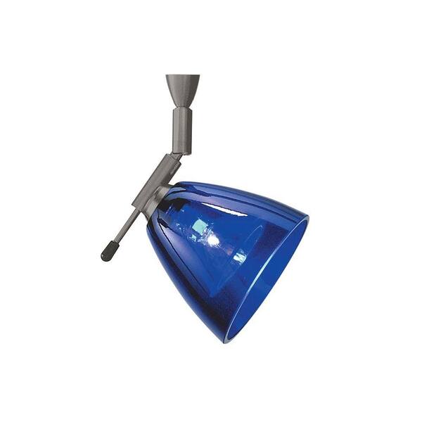 Generation Lighting Mini-Dome I Swivel I 1-Light Bronze Blue Track Lighting Head