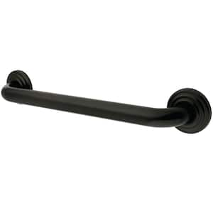 Decorative 18 in. x 1-1/4 in. Grab Bar in Oil Rubbed Bronze