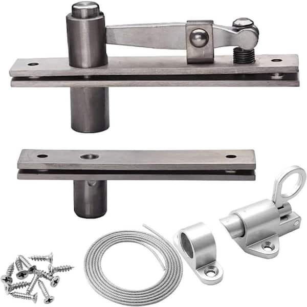 Hidden Bookcase Hinges, Pivot Door Hinge with Lock, Stainless Steel Hidden Door Hinges for Secret Door