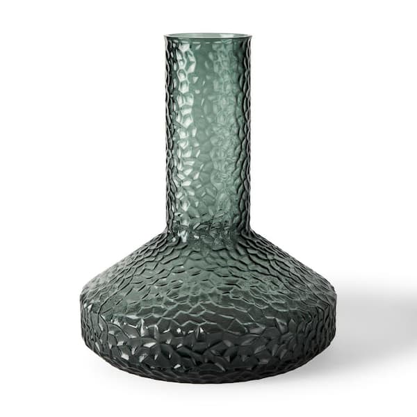 Mercana Jolene Tall Green Glass Vase