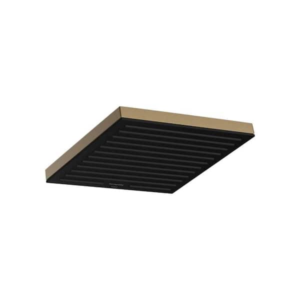 Pulsify E 1 Patterns with 2.5 GPM 10 in. Wall Mount Fixed Shower Head in Brushed Bronze