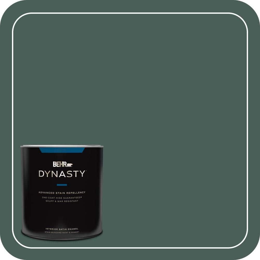 1 qt. #ICC-86 New Hunter Satin Enamel Interior Stain-Blocking Paint & Primer price history on PriceWatchPro