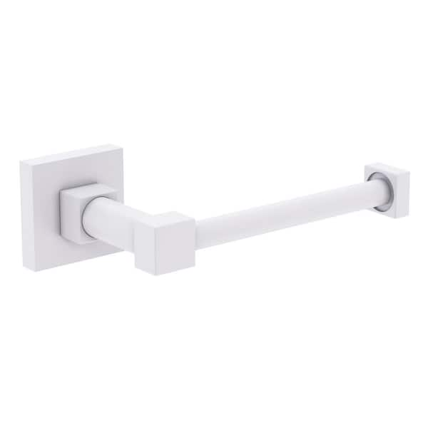 Allied Brass Argo Euro Style Toilet Paper Holder in Matte White