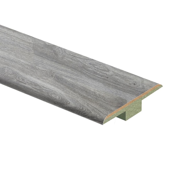 Zamma Silverton Oak 7/16 in. T x 1-3/4 in. Wide x 72 in. Length Laminate T-Molding