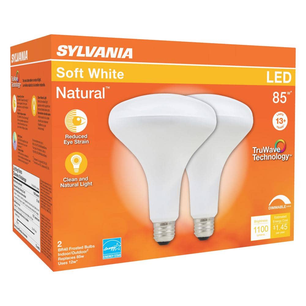 Sylvania 12W Dimmable Frosted LED BR40 Light Bulb
