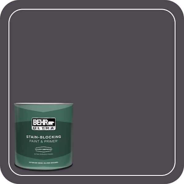 BEHR ULTRA 1 qt. #MQ5-1 Extravagance Extra Durable Semi-Gloss Enamel Interior Paint & Primer