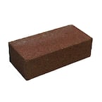4 in. x 2 in. x 8 in. Red Concrete Brick