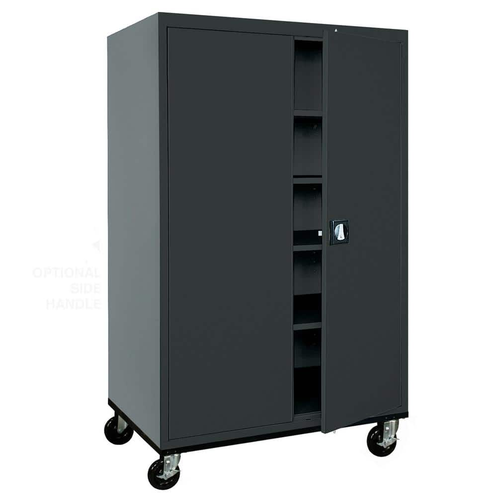 Transport Series ( 46 in. W x 78 in. H x 24 in. D ) Freestanding Cabinet in Black -  Sandusky Lee, TA4R462472-09