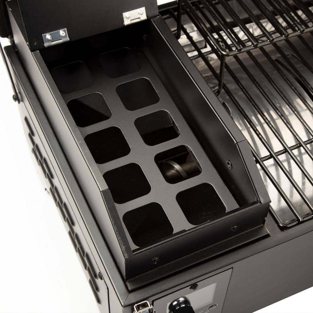 Cuisinart 24.7'' Black Portable Wood Pellet Grill and Smoker