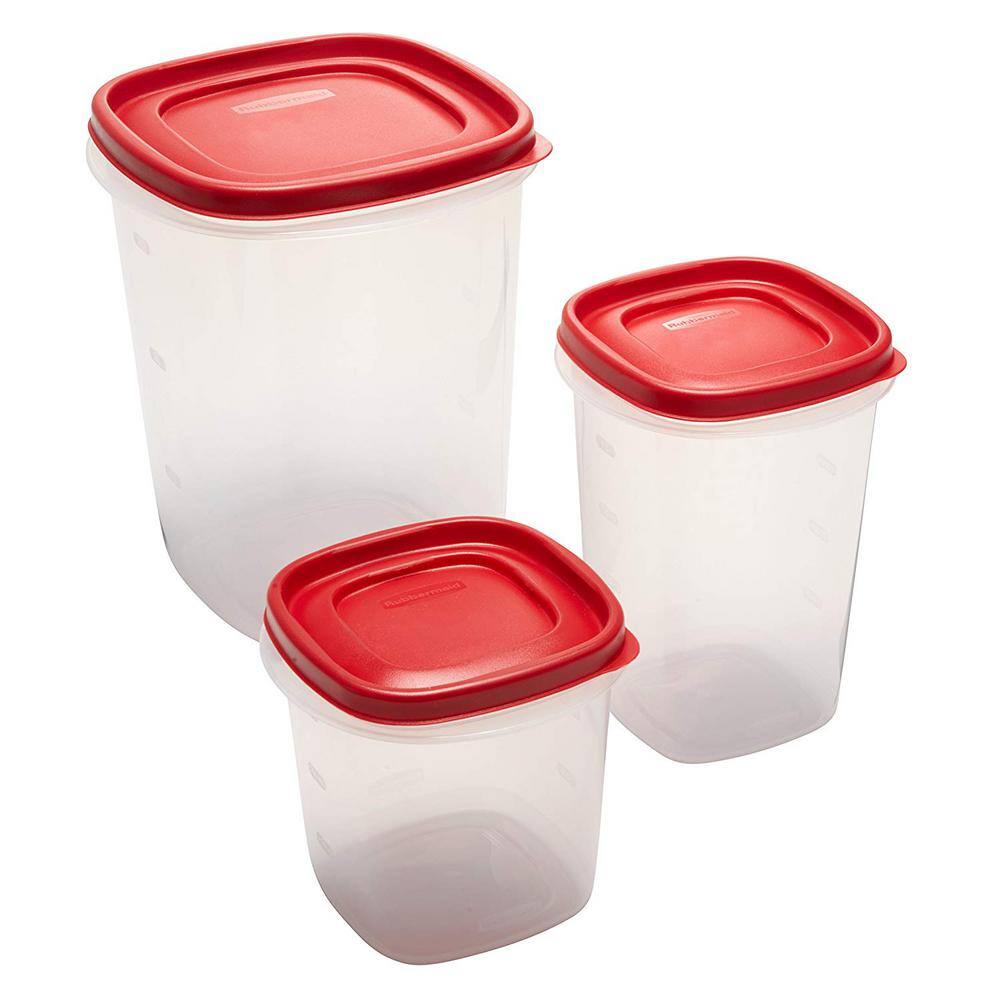Rubbermaid 7-Cup Easy-Find Lids Food Storage Container 1777088 6pk 