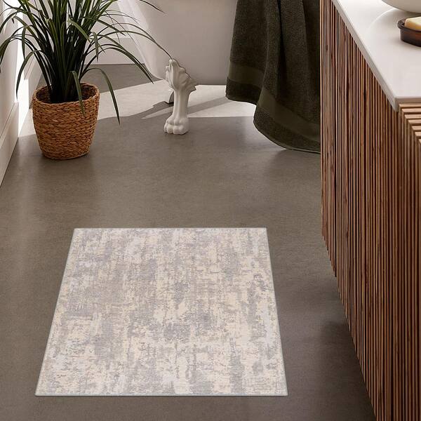 GREY Modern Abstract Small Extra Large Floor Carpets Rugs Mats / Excellent  Abstract Design/ Distressed Carpet 