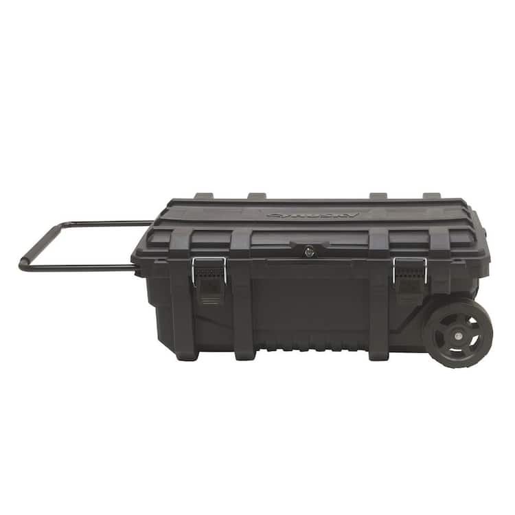 Husky 23 in. 25 Gal. Black Rolling Toolbox with Keyed Lock – Home Depot ...