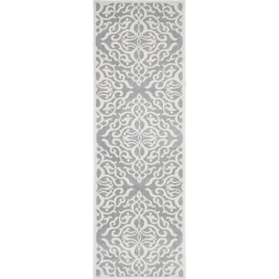 nuLOOM Contessa Ombre Gray 9 ft. x 12 ft. Indoor Area Rug RZBD11A-9012