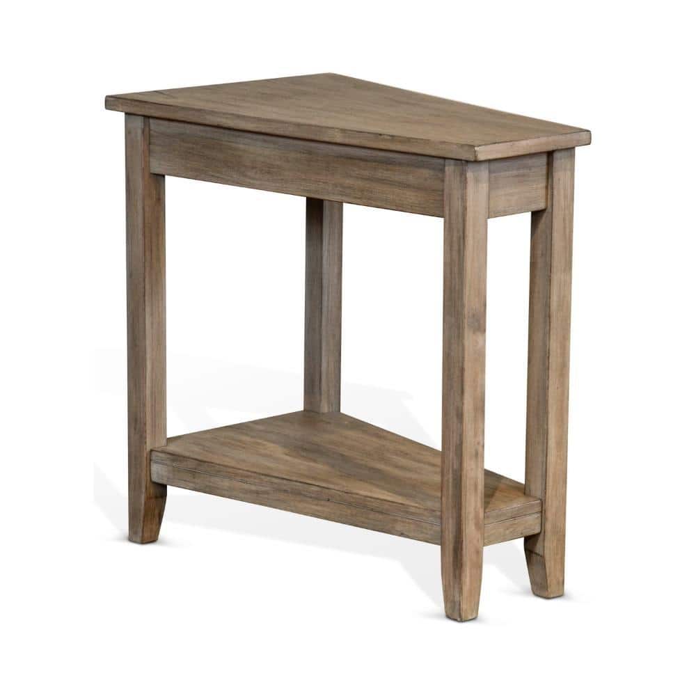 16 in. Brown Rectangular Wooden Top End Table price history on PriceWatchPro