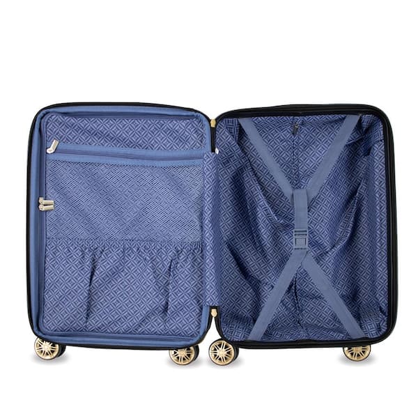 American Green Travel Melrose S 2-Piece Black Carry-On Weekender