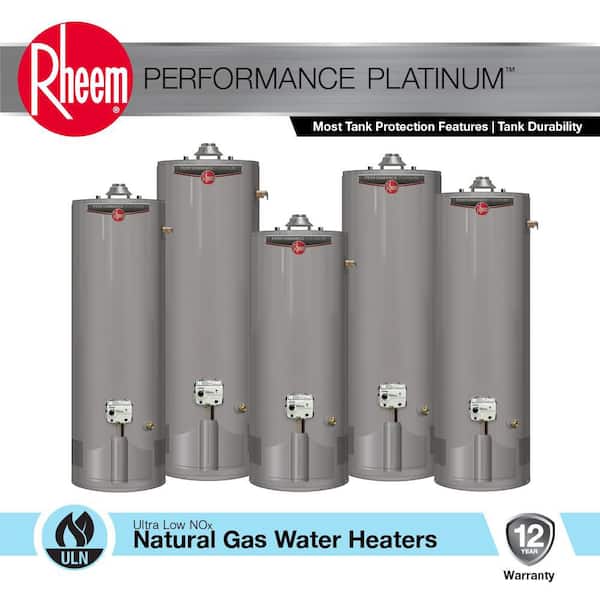 Rheem Performance Platinum 12 Year Tall Gas Water Heater