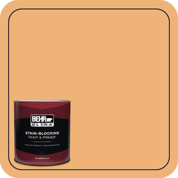 BEHR ULTRA 1 qt. #290D-4 Arizona Flat Exterior Paint & Primer