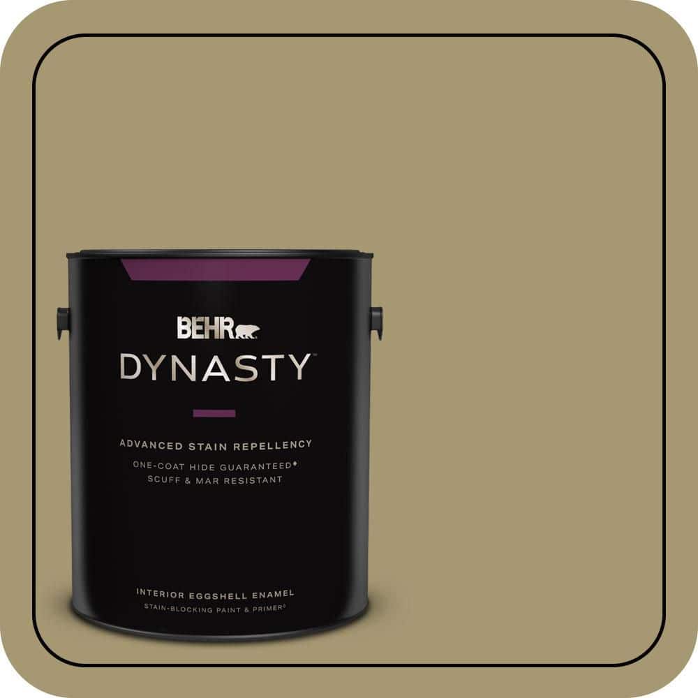 1 gal. #S330-5 Dried Chive One-Coat Hide Eggshell Enamel Interior Stain-Blocking Paint & Primer price history on PriceWatchPro