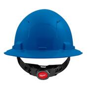 BOLT Blue Type 1 Class C Full Brim Vented Hard Hat with 4-Point Ratcheting Suspension (5-Pack)