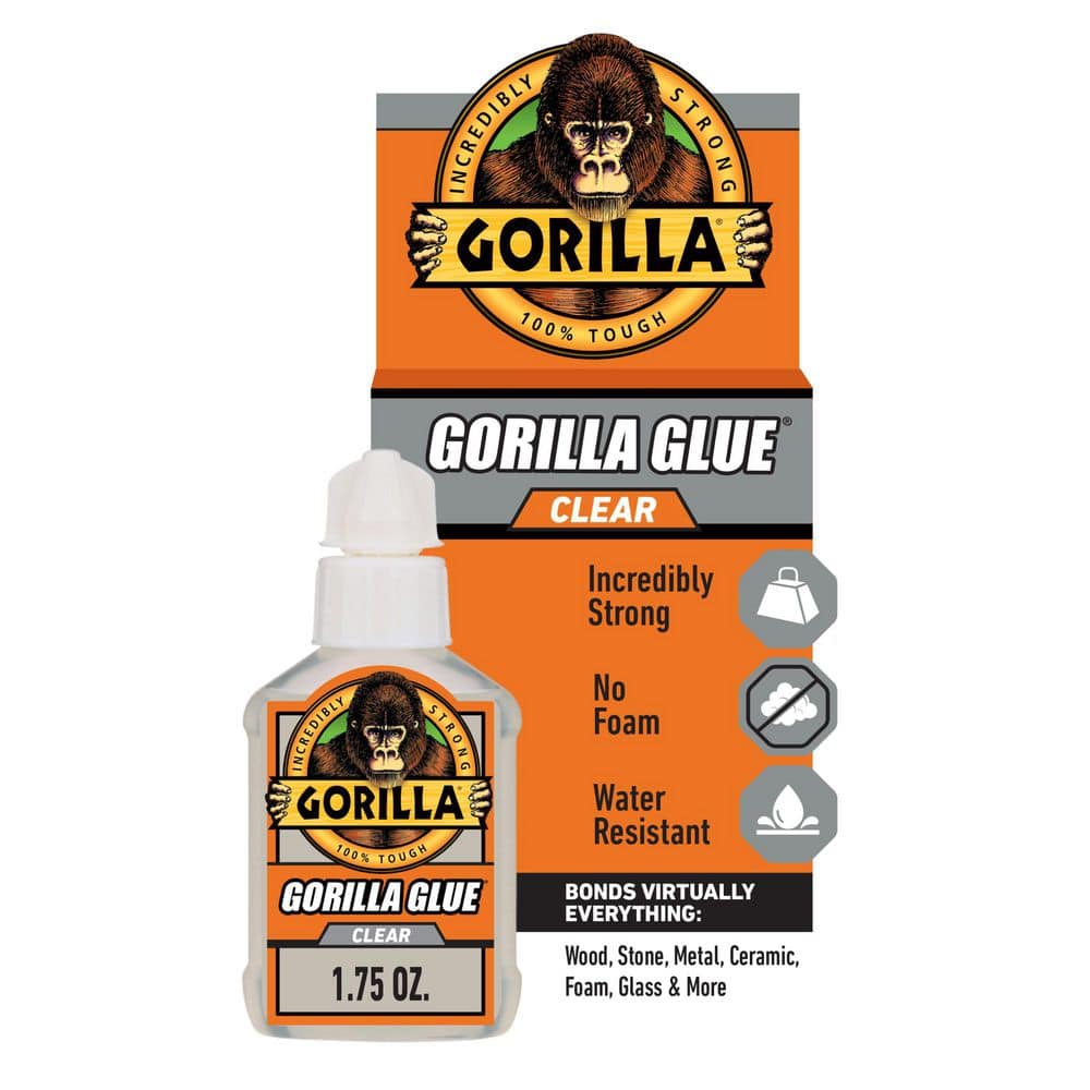 Gorilla 1.75 oz. Clear Glue 4500100 - The Home Depot