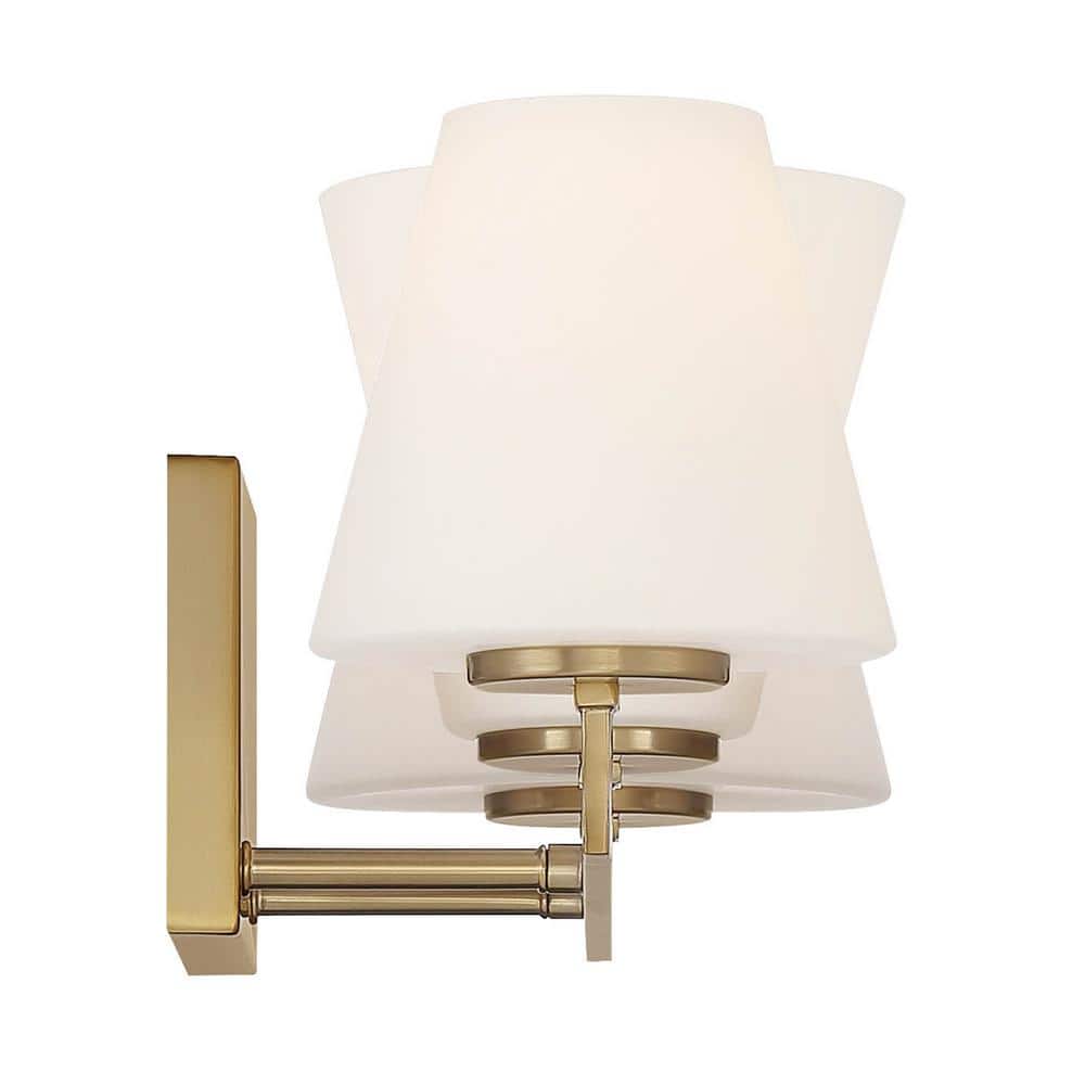 Palmyra Mid-Century Gold 24" Outdoor Bath Vanity Light