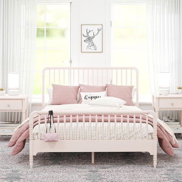 Little Seeds Rowan Valley Linden Kids’ Full Size Bed, Pale Pink