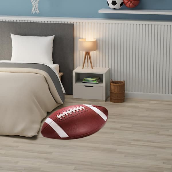 Imagination Brown 4 ft. x 5 ft. Graphic Contemporary Area Rug