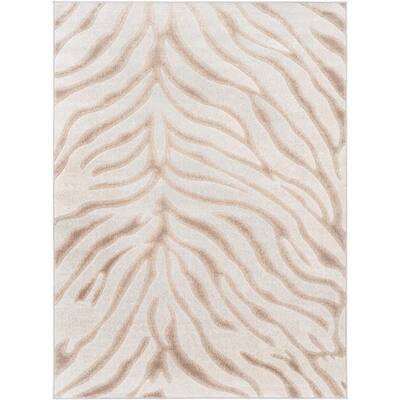 Taupe Animal Print Area Rugs Rugs The Home Depot