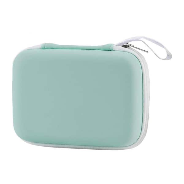 Label Maker Case for Phomemo D30 NiiMbot D11 D110 SUPVAN E10 Hard EVA Protective Organizer Green 6.26 x 5.31 x 2.76 in.