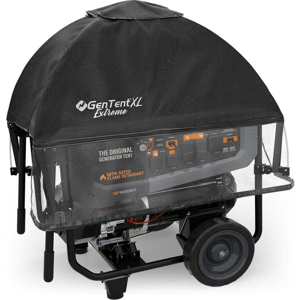 Larger Open Frame Generator Running Cover (XL Size, Extreme Edition, Black) with Universal Steel Clamp Kit price history on PriceWatchPro