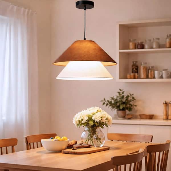 Zompoo Mid-Century Kandace 15.7 in. 1 Light Large Pendant Light