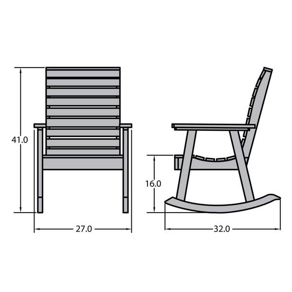 highwood weatherly rocking chair