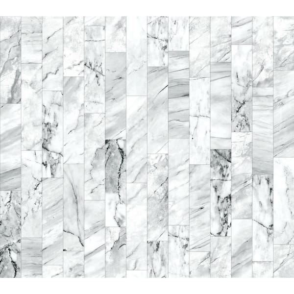 York Wallcoverings 45 sq. ft. Marble Planks Premium Peel and Stick Wallpaper